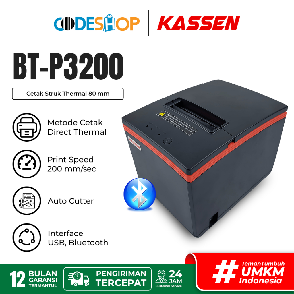 Printer Kasir Kassen BT-P3200 | BTP 3200 | BTP3200