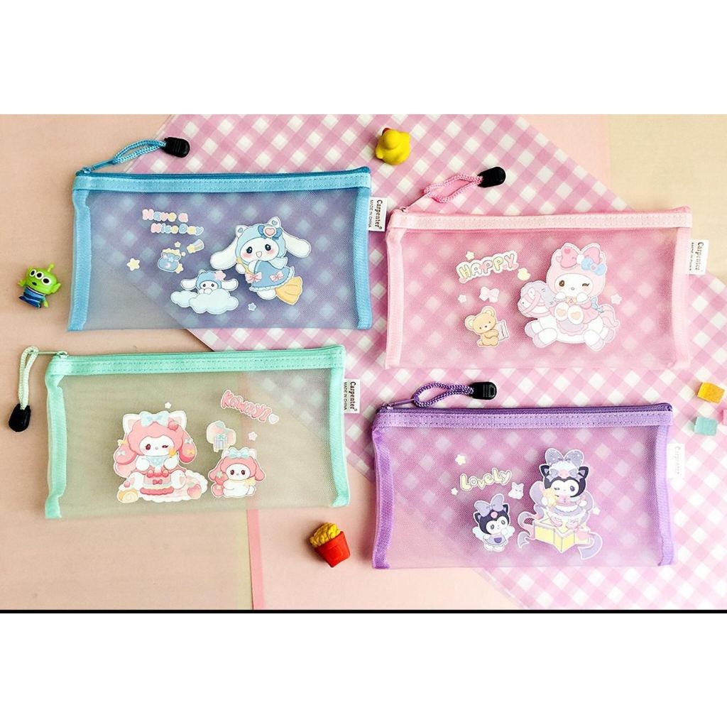 

Pocket Zipper Kuromi Sanrio / Zipper Pocket A5 Zipper Pocket B6 Satu Pcs