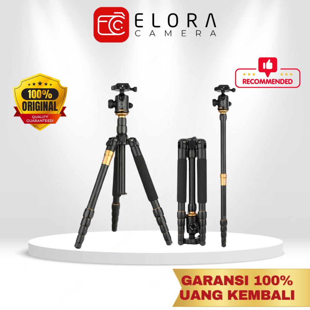 TRIPOD BEIKE Q666 / BEIKE QZSD Q-666 Professional Tripod Monopod