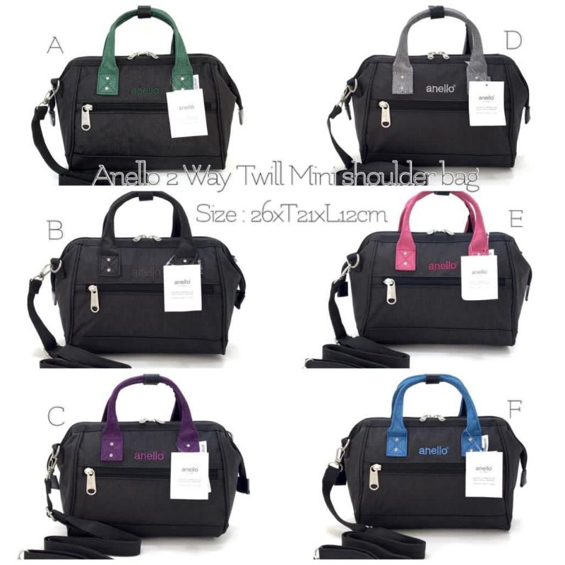 Anello 2 Way Twill Mini shoulder bag