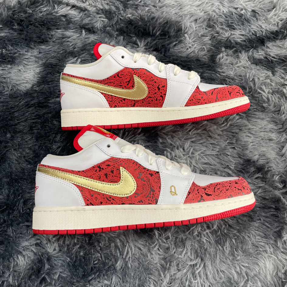 Jordan 1 Low Gs Spades