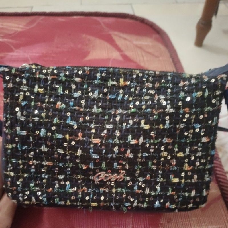 TAS GOSH NAVY PRELOVED SLING BAG