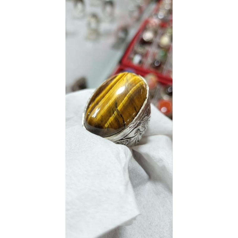 cincin posil Tiger Eye