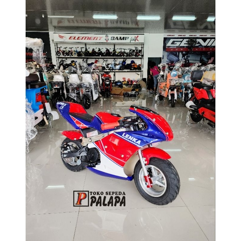 Sepeda Motor Sport Bensin Lenka Mini GP STD 50cc