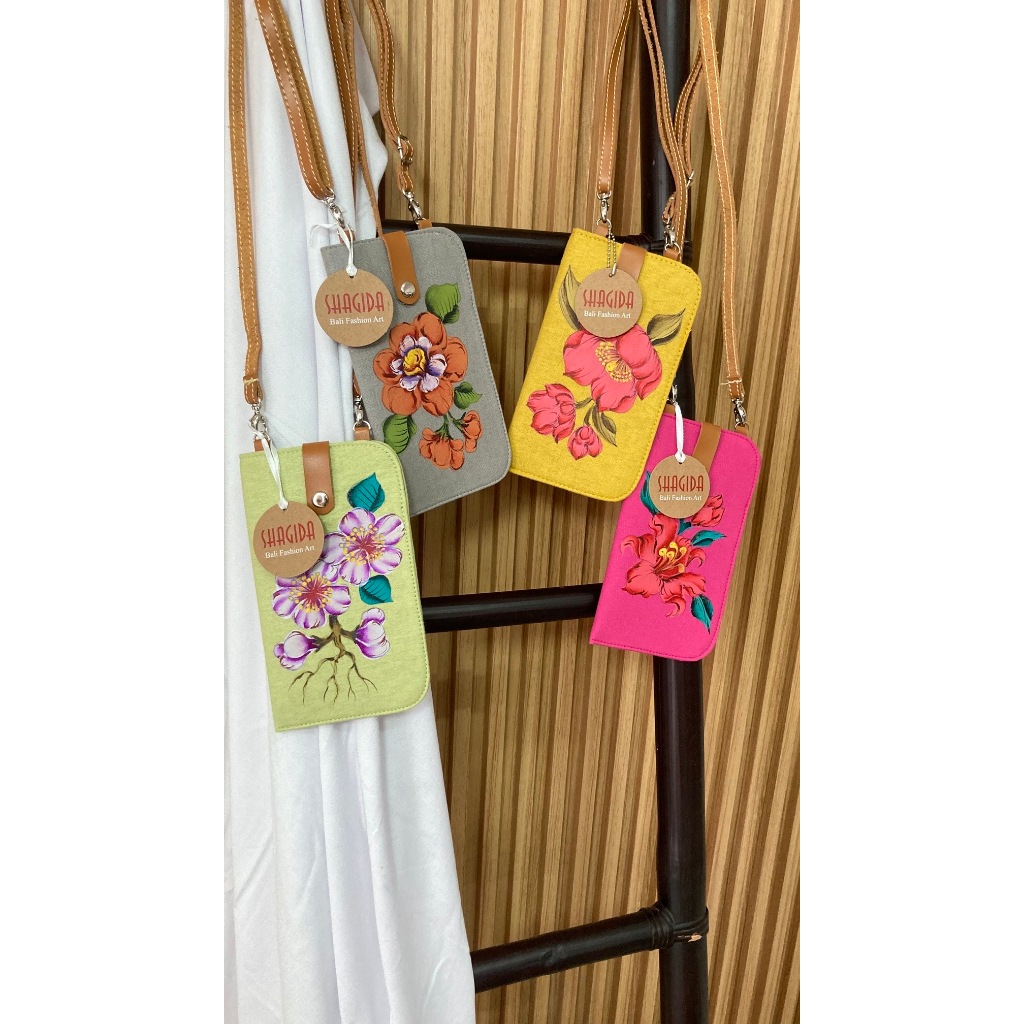 Pouch Handphone Lukis SHAGIDA • Souvenir & Oleh-oleh Khas Bali