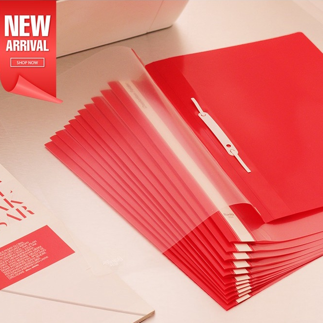 

Bantex Bisnis File Folio Map Plastik Snelhecter Trendy Red