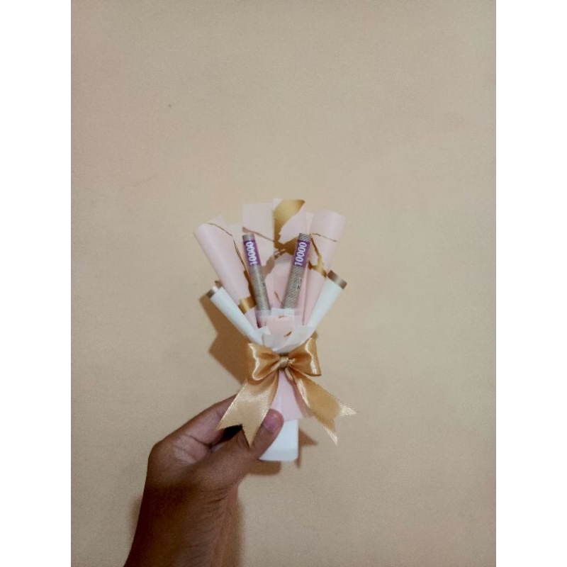 Buket Angpao Mini 2 lembar | Buket Uang Mini | Bouquet Mini | Buket Lebaran | Buket Uang