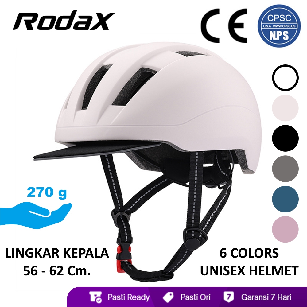 RodaX Zirah - Helmet Commuter Removable Caps Visor Helm Sepeda MTB Helm Bike To Work Helm Gowes Baku