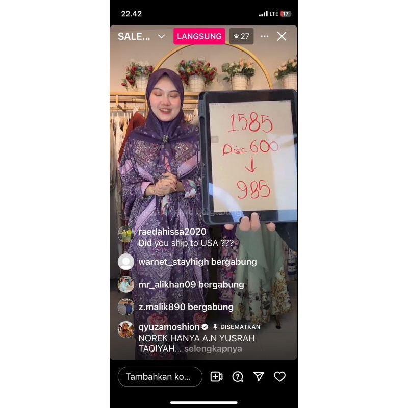 Jawhara Syari Kaftan The Middle East Of Raya