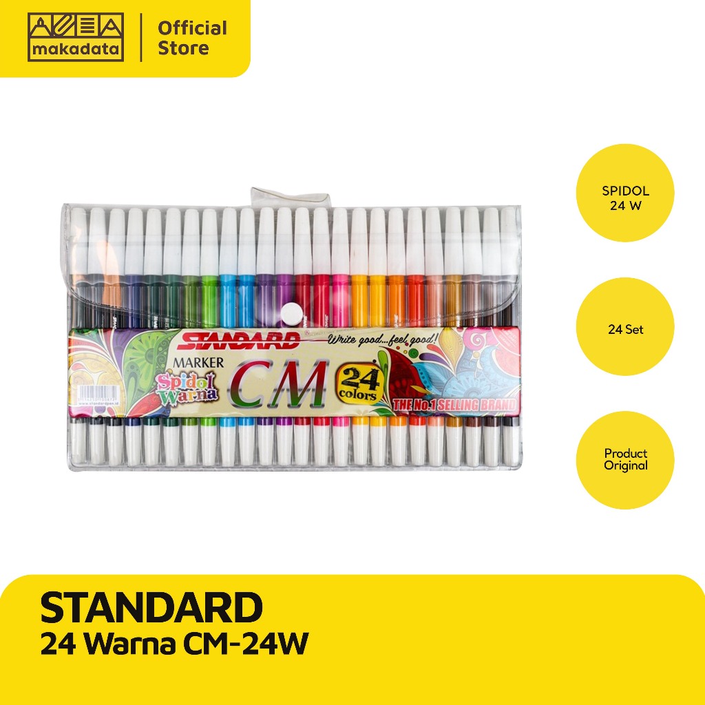 

SPIDOL WARNA | SPIDOL 24 WARNA STANDARD CM 2 MURAH