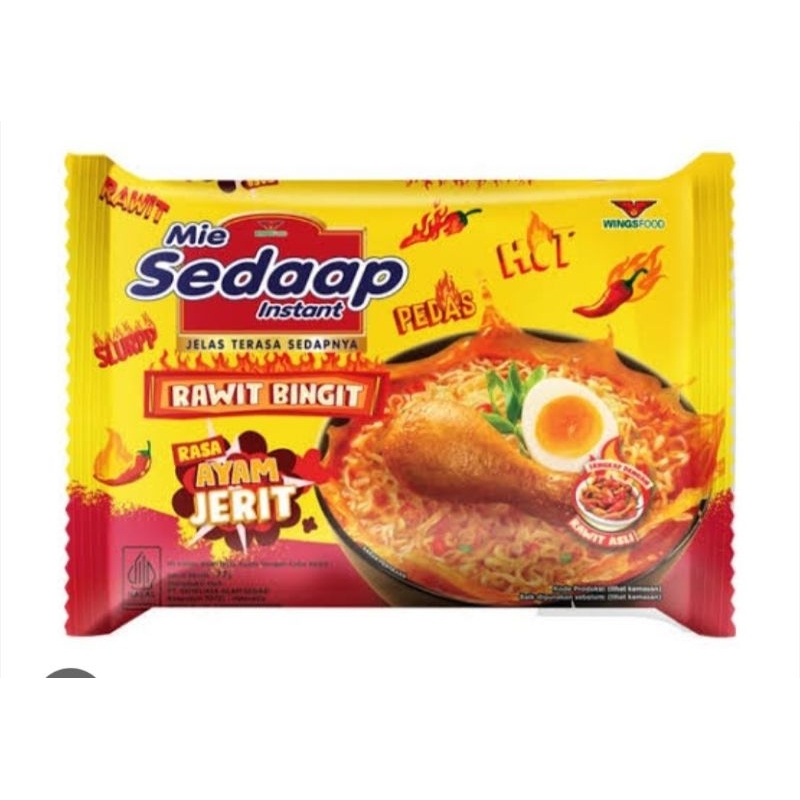 

MIE INSTANT MIE SEDAAP AYAM JERIT (1 pcs)