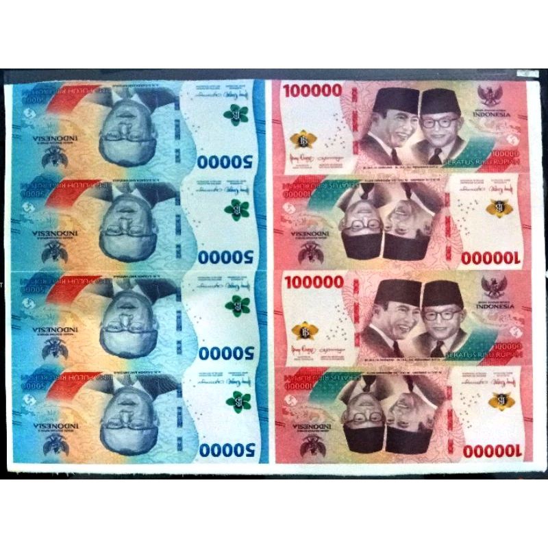 

TERMURAH uang edible rupiah pecahan 100 50 untuk dekor kue bisa dimakan icing paper READY STOCK