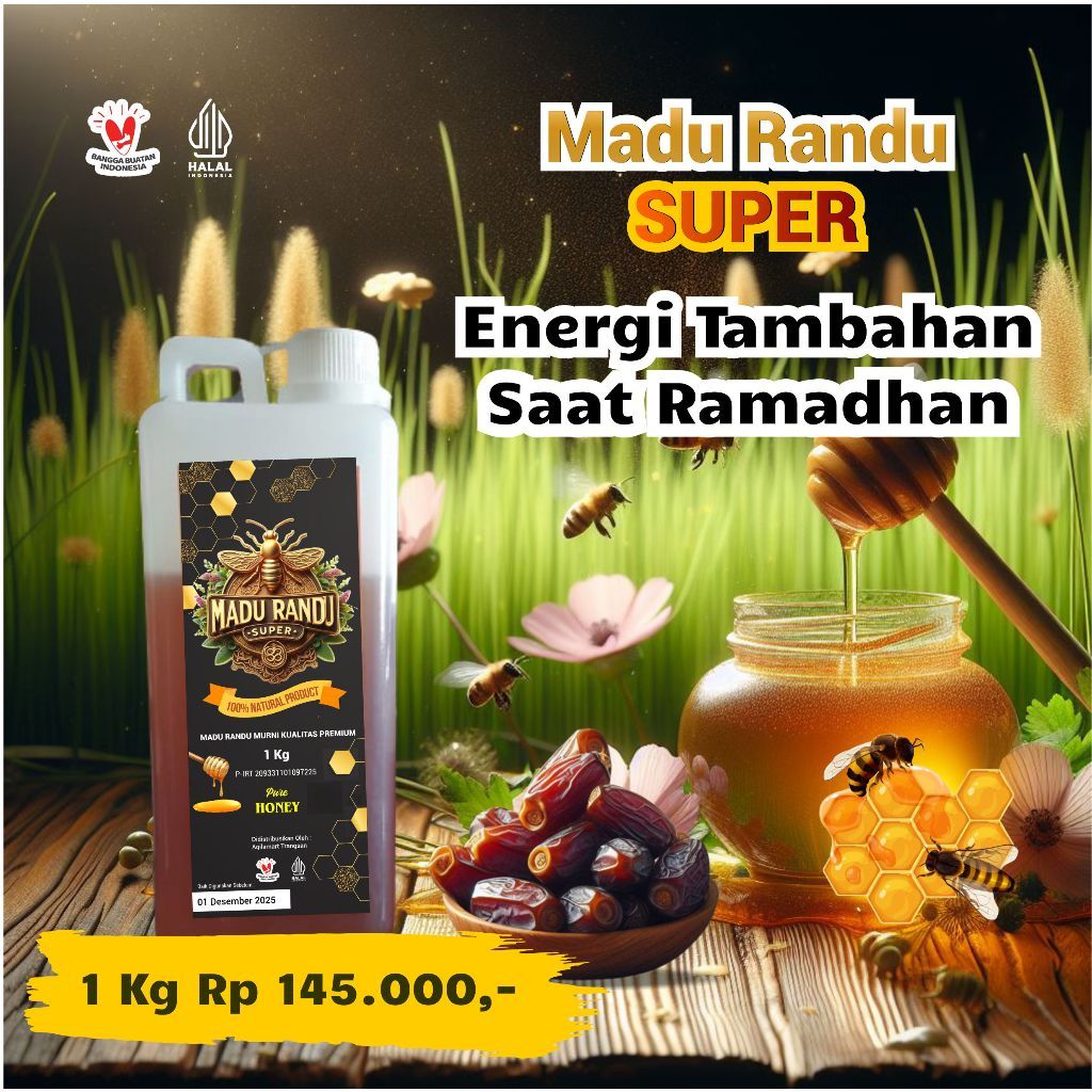 

Madu Randu Super 1kg Madu Randu Kualitas Premium