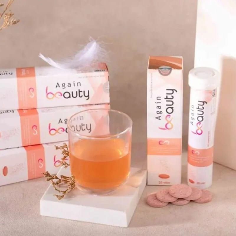 Again Beauty Tablet Effervescent Original Pencerah Kulit Wajah Again Beauty Official Penghilang Mela