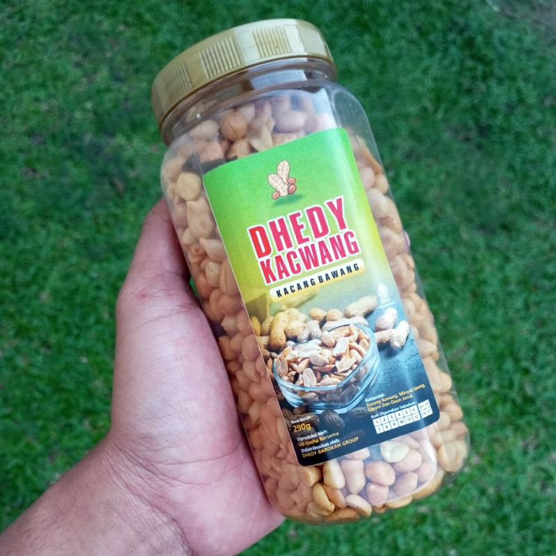 

1 pcs DHEDY KACWANG Kacang Bawang Goreng Gurih & Nikmat 290 gr