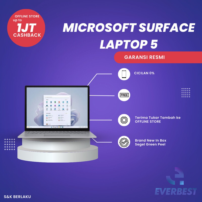 MICROSOFT SURFACE LAPTOP 5 INTEL GEN 12 TOUCH SCREEN