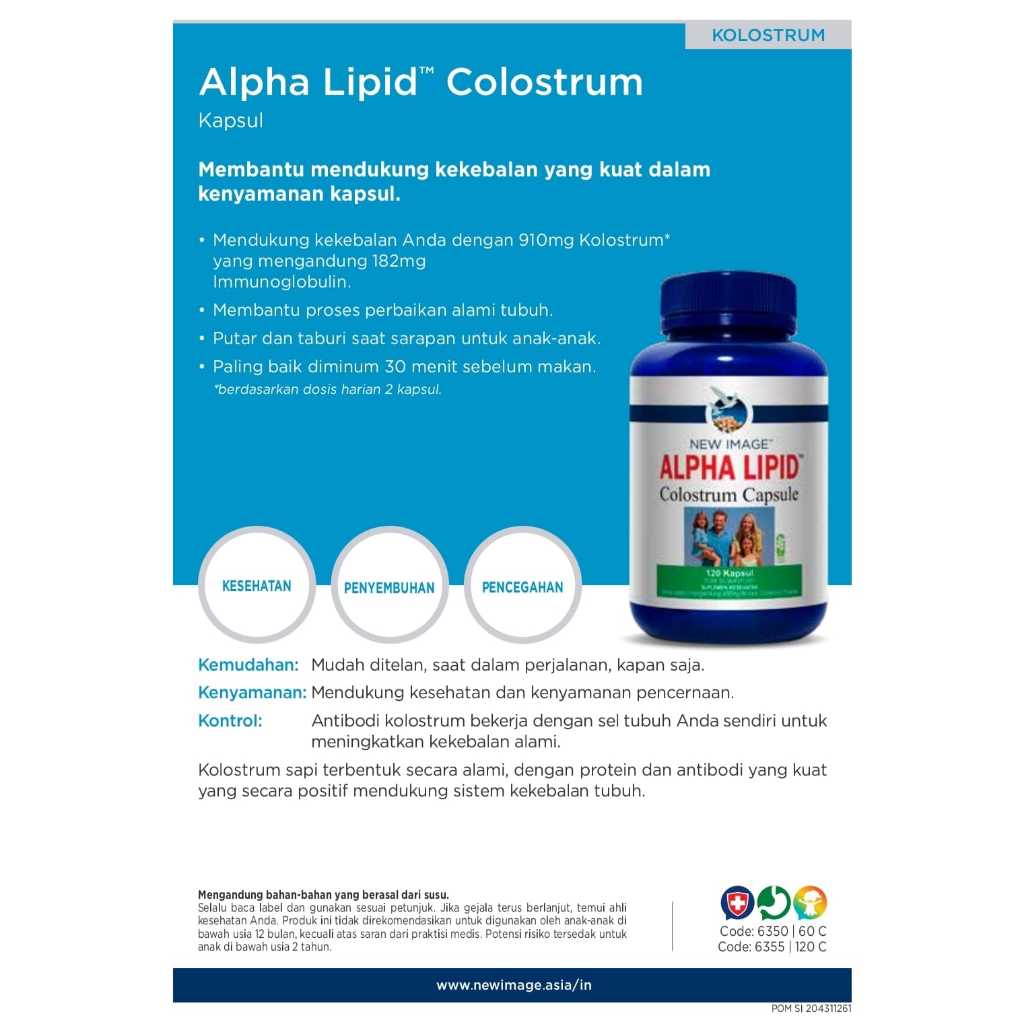 Alpha Lipid Colostrum Kapsul
