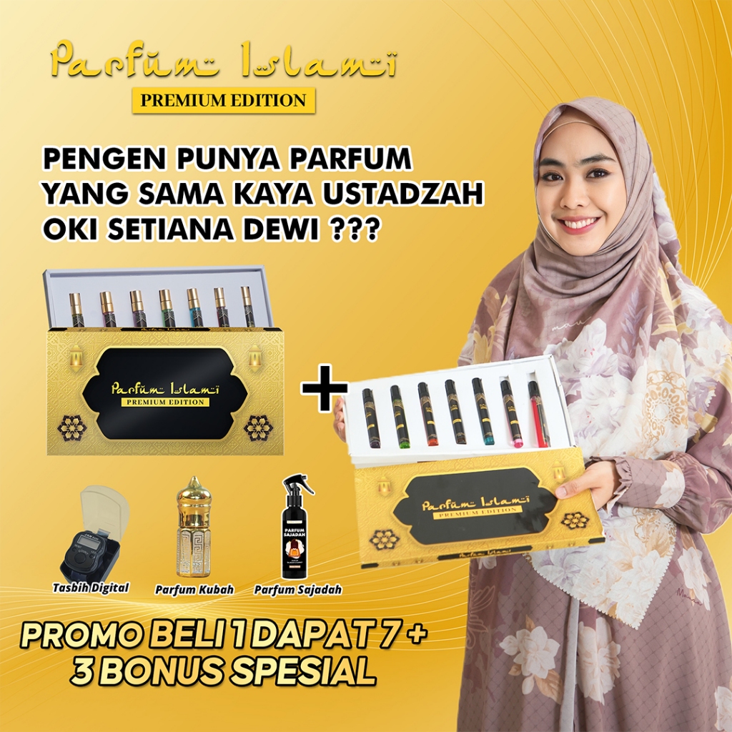 PARFUM ISLAMI PREMIUM EDITION PE 2 PAKET - Parfum Premium Favoritnya Para Artis Ustadz dan Ustadzah 