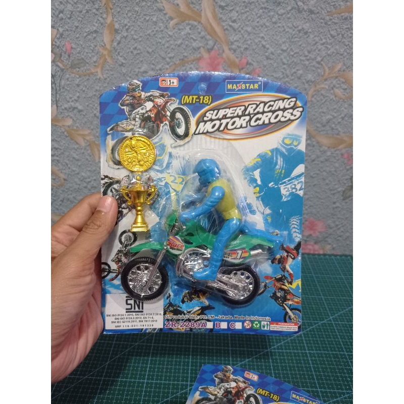 Mainan Anak Motor Trail Super Racing Motor Cross Mainan Motor Cross