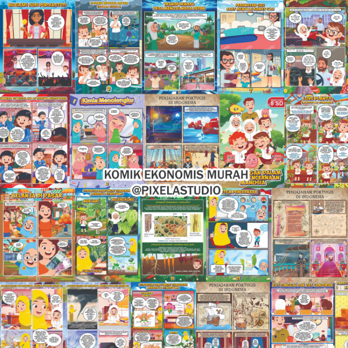 JASA PEMBUATAN KARYA KOMIK POSTER ILMIAH KESEHATAN BOOKLET SLIDE KAOS SERAGAM POWERPOINT BROSUR MEDI