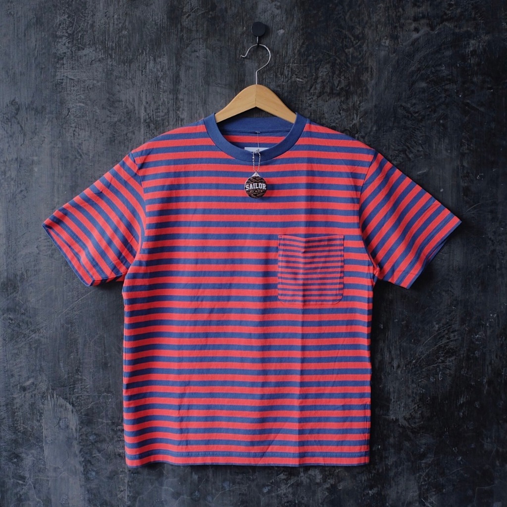 UNIQLO STRIPED POCKET TEE
