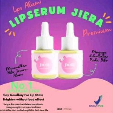 PENCERAH BIBIR DALAM 5 HARI DIJAMIN AMPUH I  JIERA LIP SERUM ORIGINAL | SERUM BIBIR | PELEMBAB BIBIR