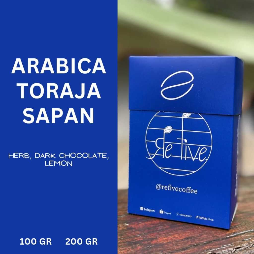 

KOPI ARABIKA TORAJA SAPAN. KOPI BIJI. KOPI BUBUK. ARABICA COFFEE GROUND AND BEAN.