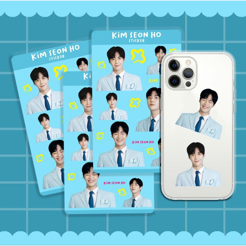 

STICKER HP KIM SEON HO/STICKER SERBA GUNA KSH BISA PEELOF