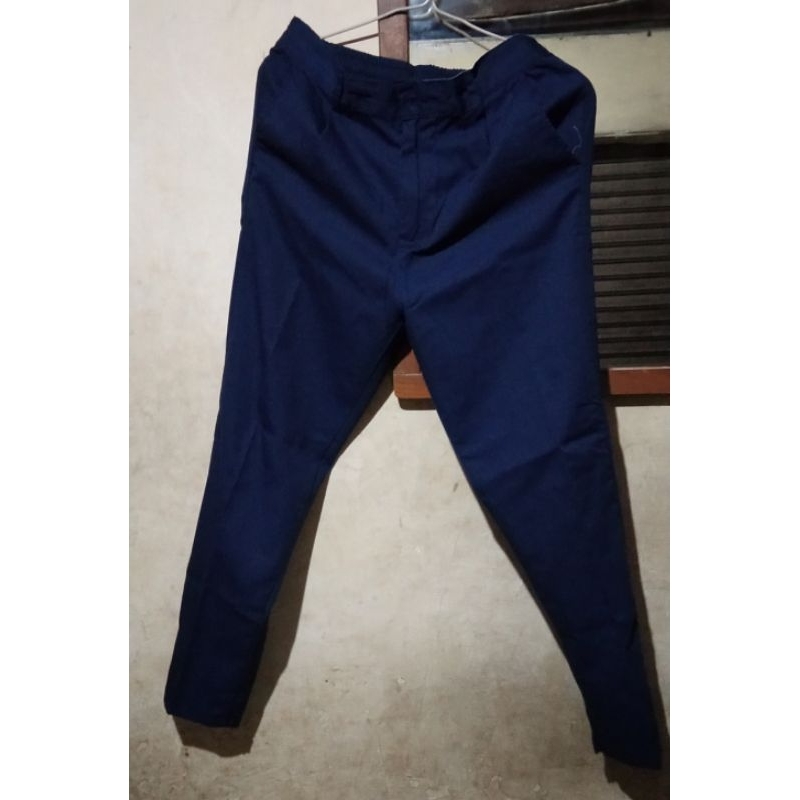 BAGGY PANTS/ CELANA PANJANG WANITA + MANSET HITAM