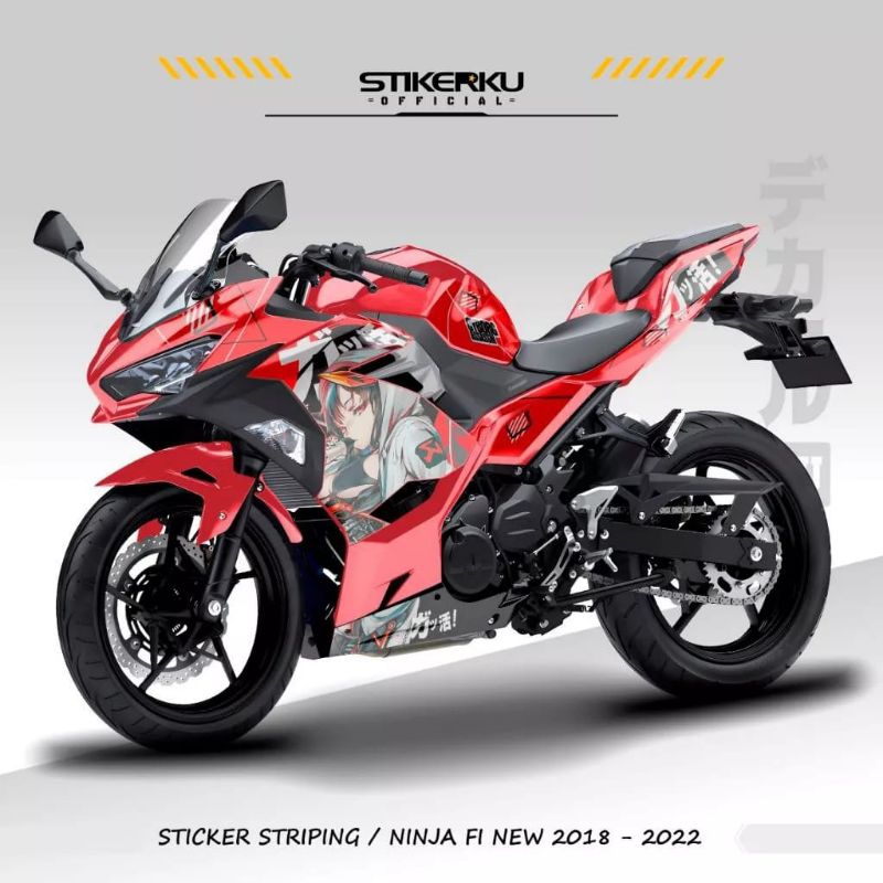 Decal New Ninja 250 Fi anime
