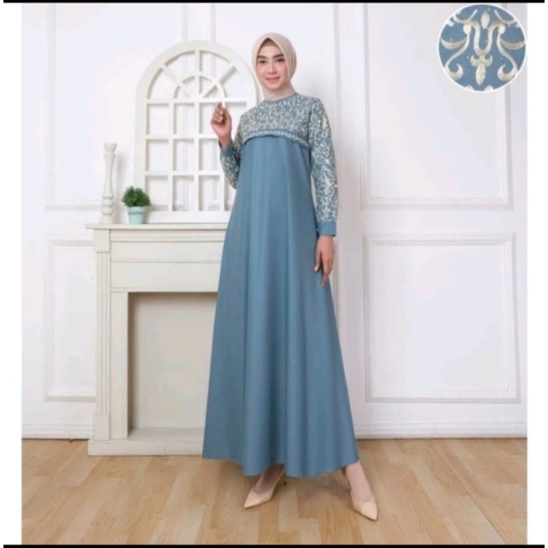 gamis katun toyobo premium