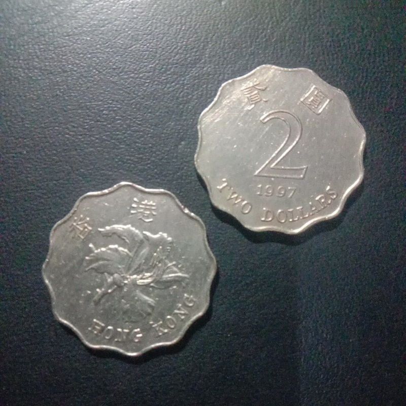 2 dollars Hongkong tahun 1993 ( tahun acak)