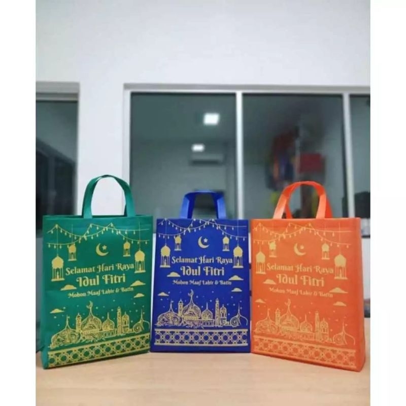 

Isi 12 pcs Tas Lebaran Press/Hampers Idul Fitri/Tas Bingkisan Lebaran/Tas Parcel