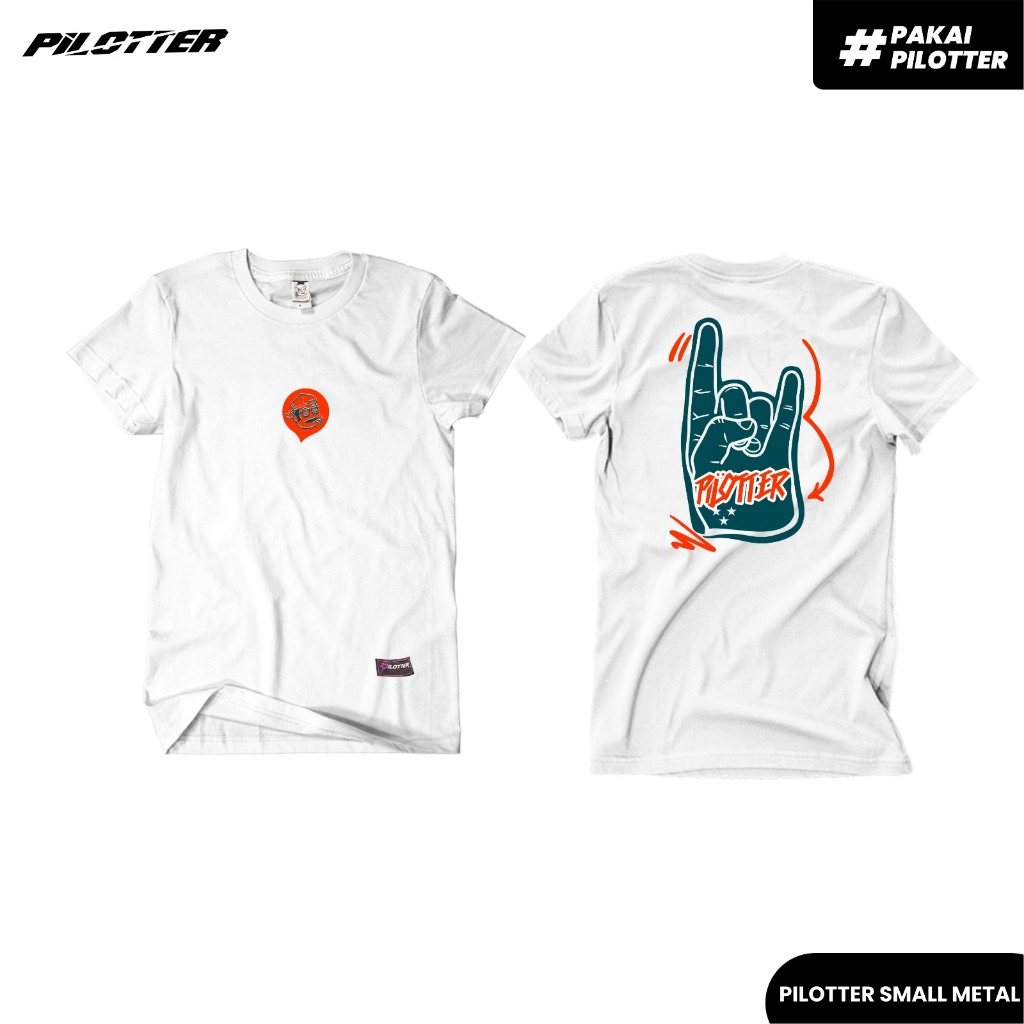KAOS PILOTTER SMALL METAL ORIGINAL KAOS PILOTTER UNISEX FREE STIKER