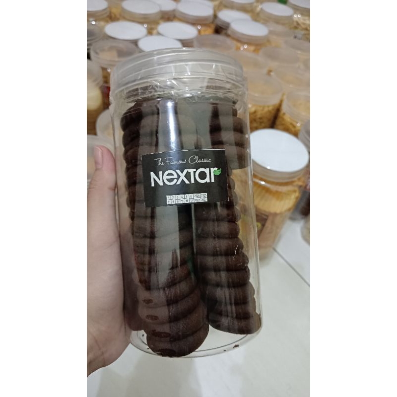 nextar brownies coklat & nanas toples 1000ml