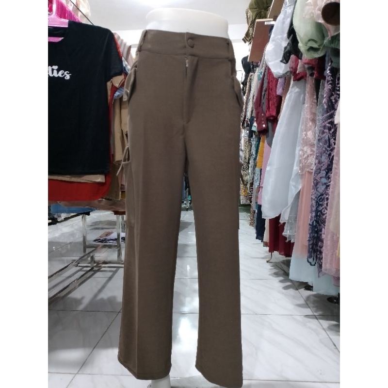 Celana kulot cargo Zara