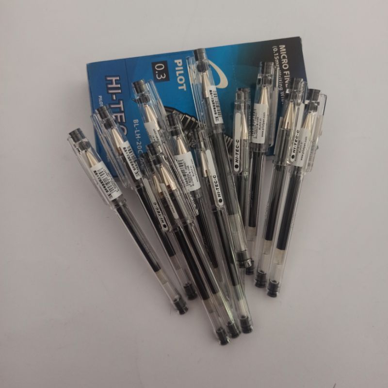

Pulpen/Bolpen/Bolpoin/Ballpoint Hi-Tec-C Pilot Asli