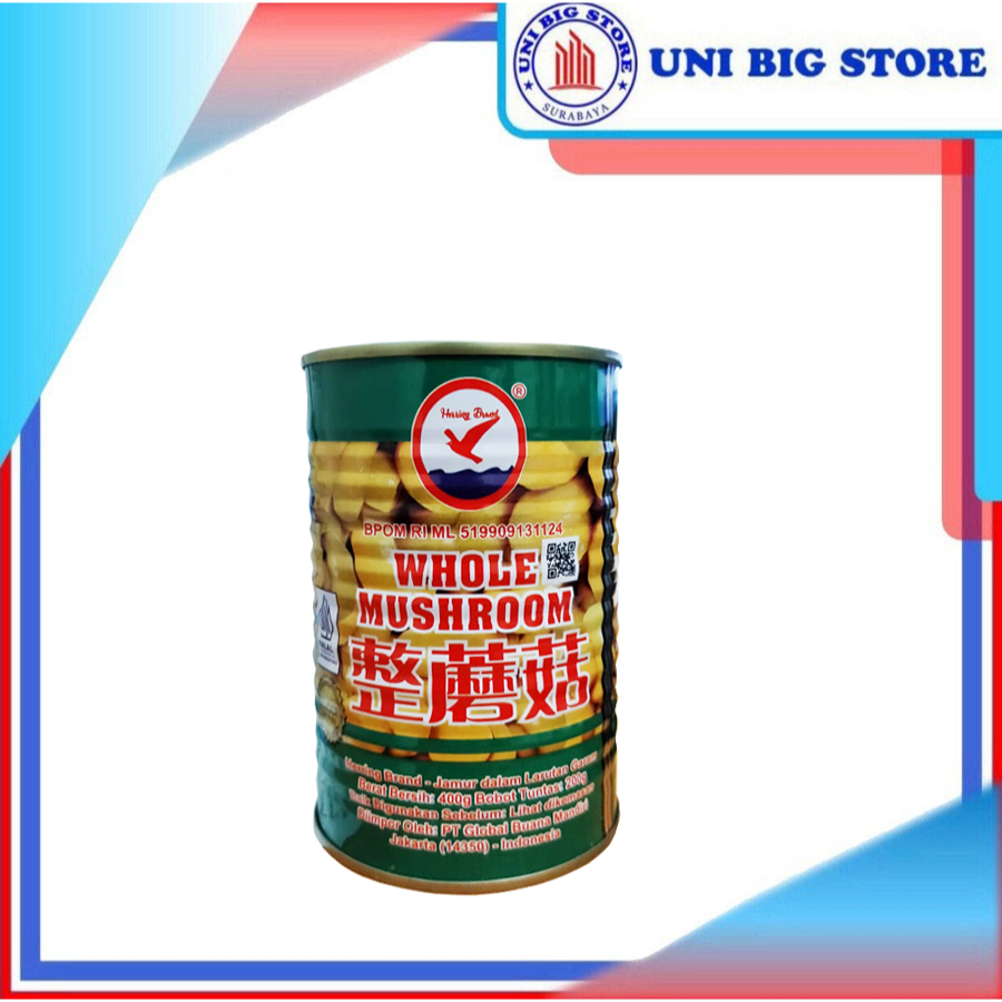 

Su Herring Brand Whole Mushrooms 400 gr Jamur Kaleng