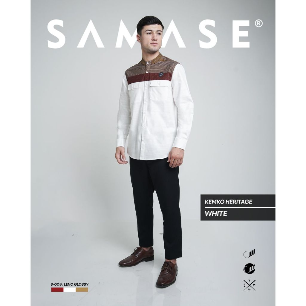 Kemko Pria Lengan Panjang Heritage by SAMASE