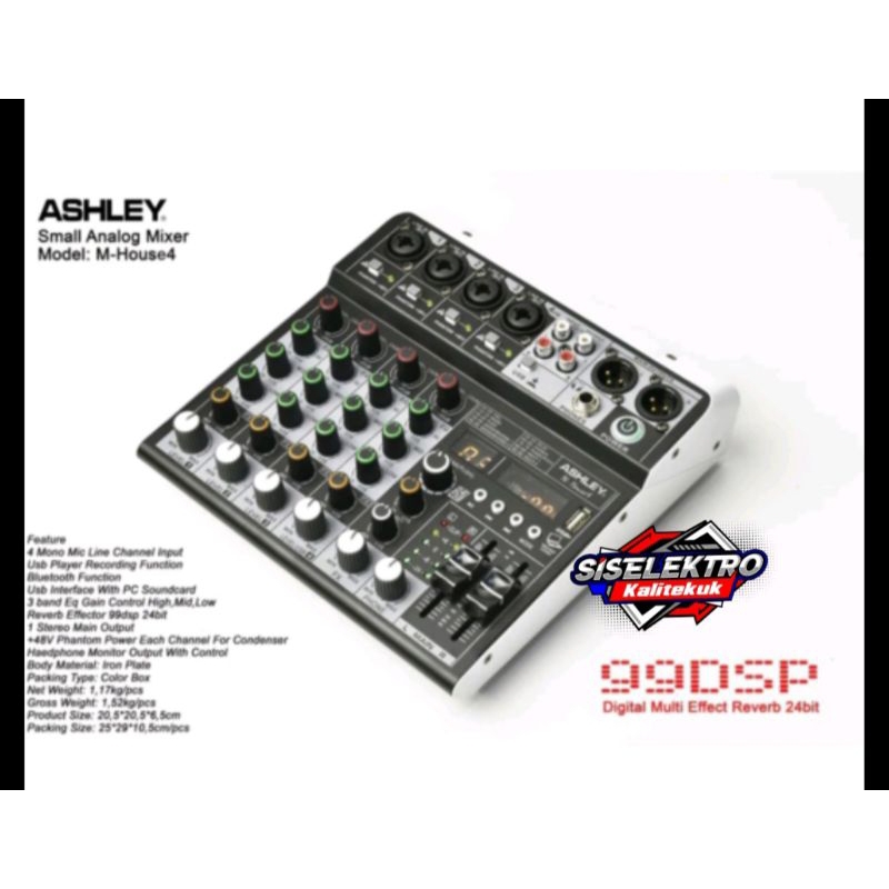 Mixer Ashley Mhouse 4 mixer Ashley 4 chanel