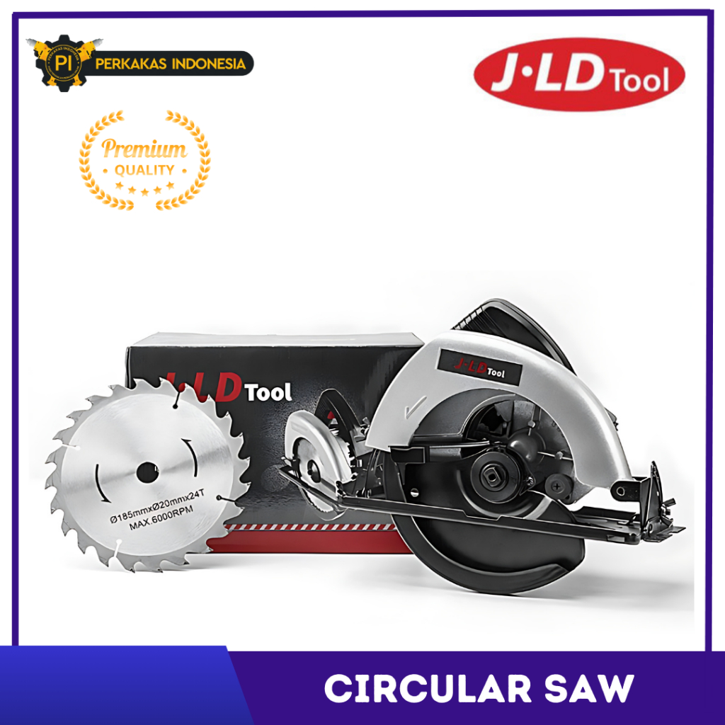 Circular Saw JLD TOOL JD1857 7 Inch Mesin Gergaji Potong Kayu 7inch Serkel Circle 900 Watt