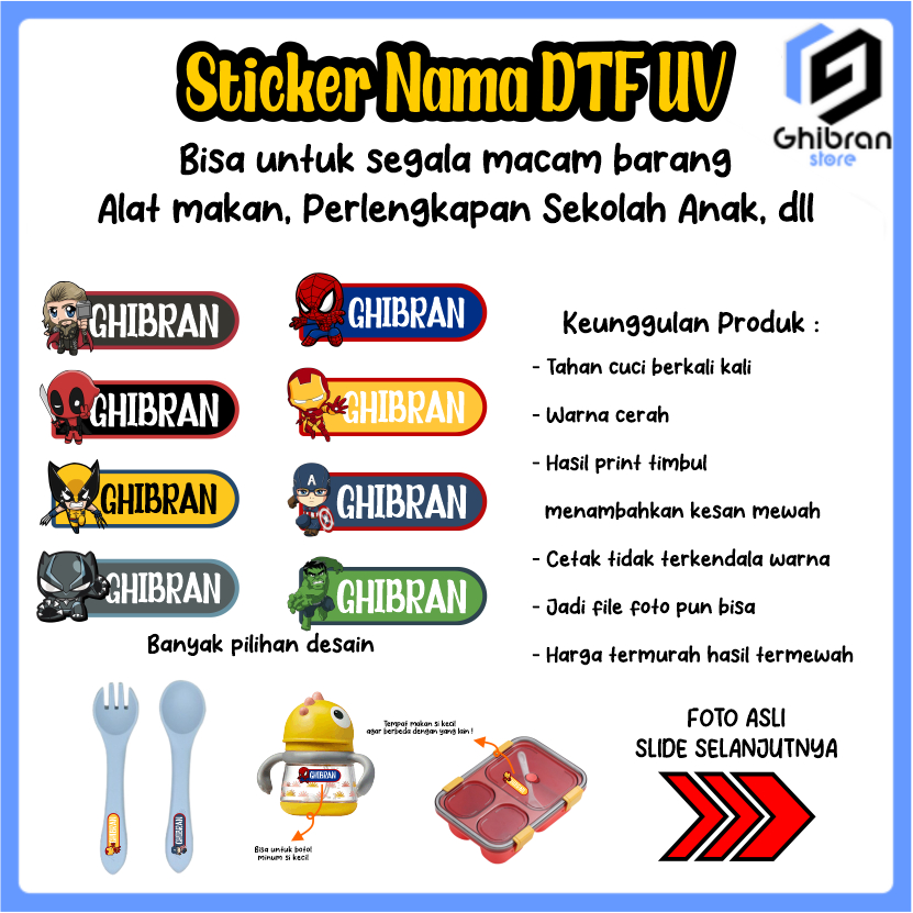 

Stiker nama Marvel custom, Stiker label Marvel, Stiker botol, Stiker lucu, Stiker Custom // Stiker pencil pensil // Stiker tempat pencil