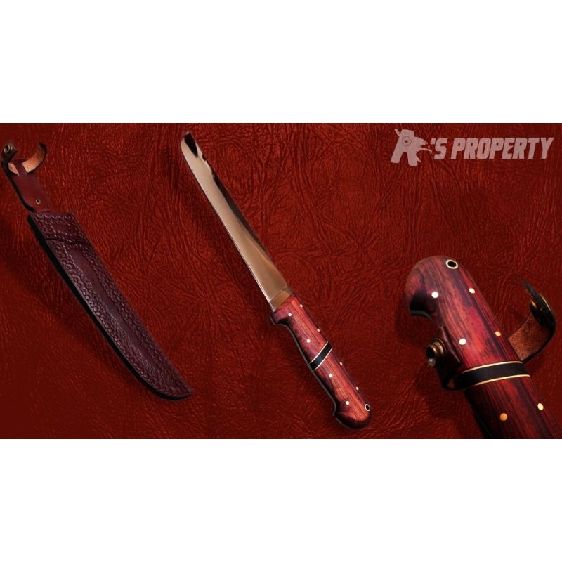 Pisau Butcher Premium 440C (Full Tang)