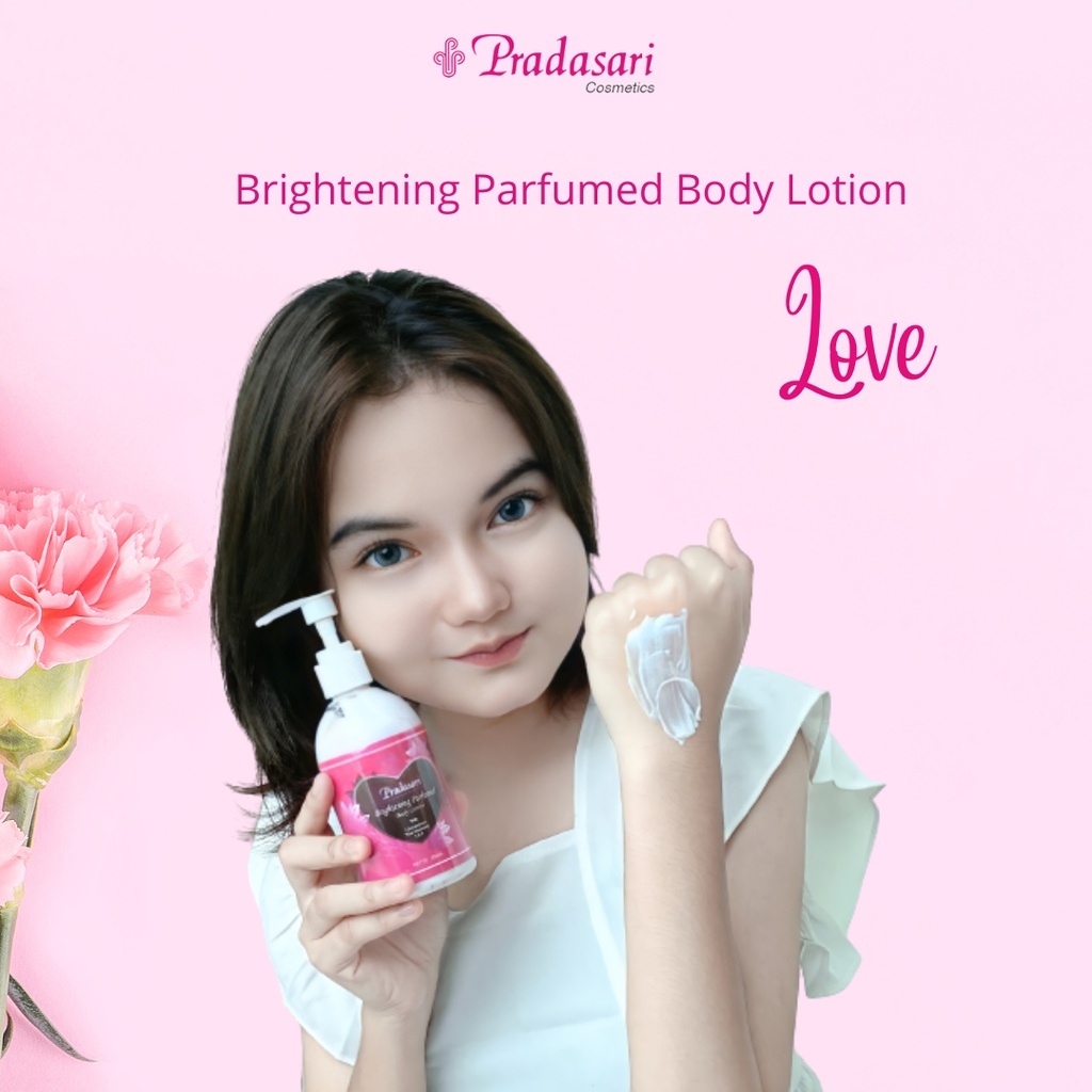 Pradasari Brightening Parfumed Body Lotion Pink Love