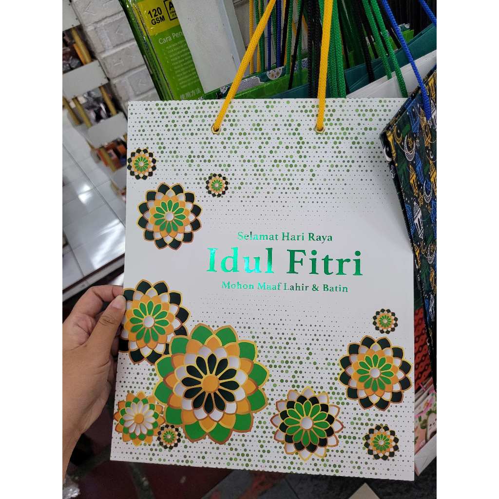

TAS KERTAS LEBARAN PAPER BAG IDUL FITRI TAS KERTAS TANGGUNG