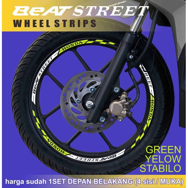 stiker sticker velek velg pelek beat street