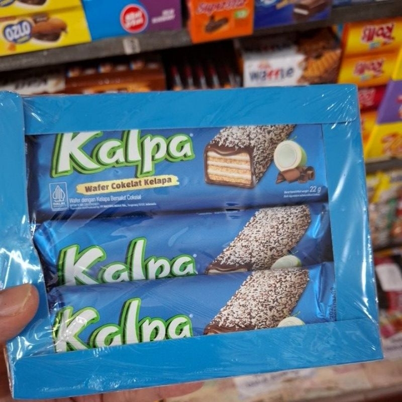 

Kalpa Wafer Cokelat Kelapa isi 12pcs