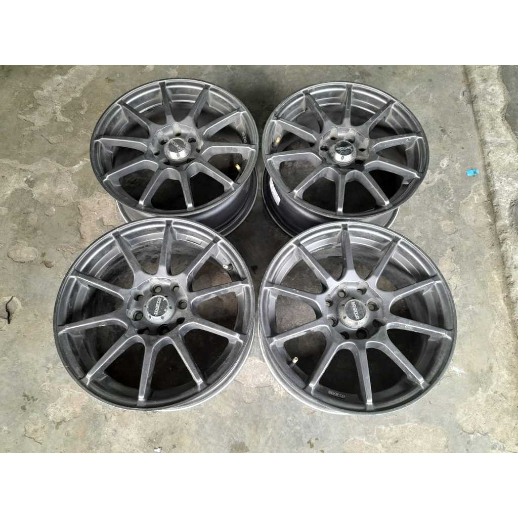 Velg Rep. Sparco Ring 15 Pcd 4x100/114.3 Brio Freed City Mobilio Ignis Etios Yaris Jazz Vios