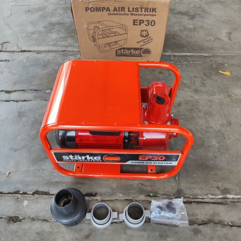 Mesin Water Pump Alkon Pompa Listrik Elektrik Sedot Air Irigasi Sawah Tambak Kolam 3" inch dim Stark