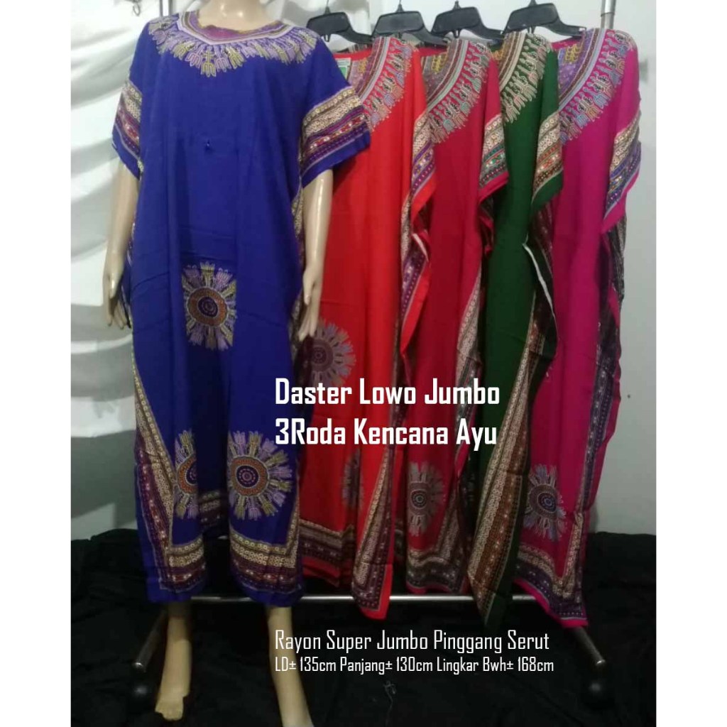 Longdress Batik Lowo Kelelawar Premium Terbaru LD 135 / Long Dress Big Size Wanita Long Daster Dewas